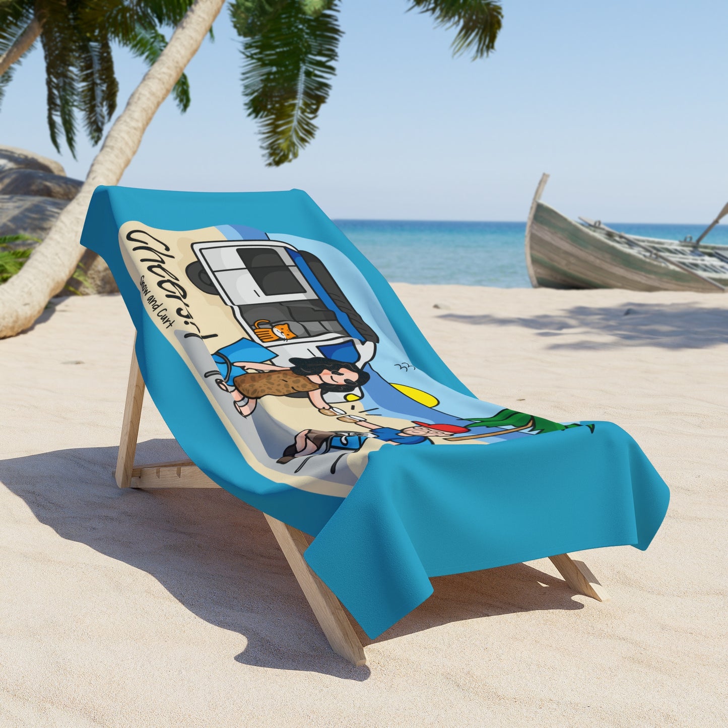 CHEERS Beach Towel