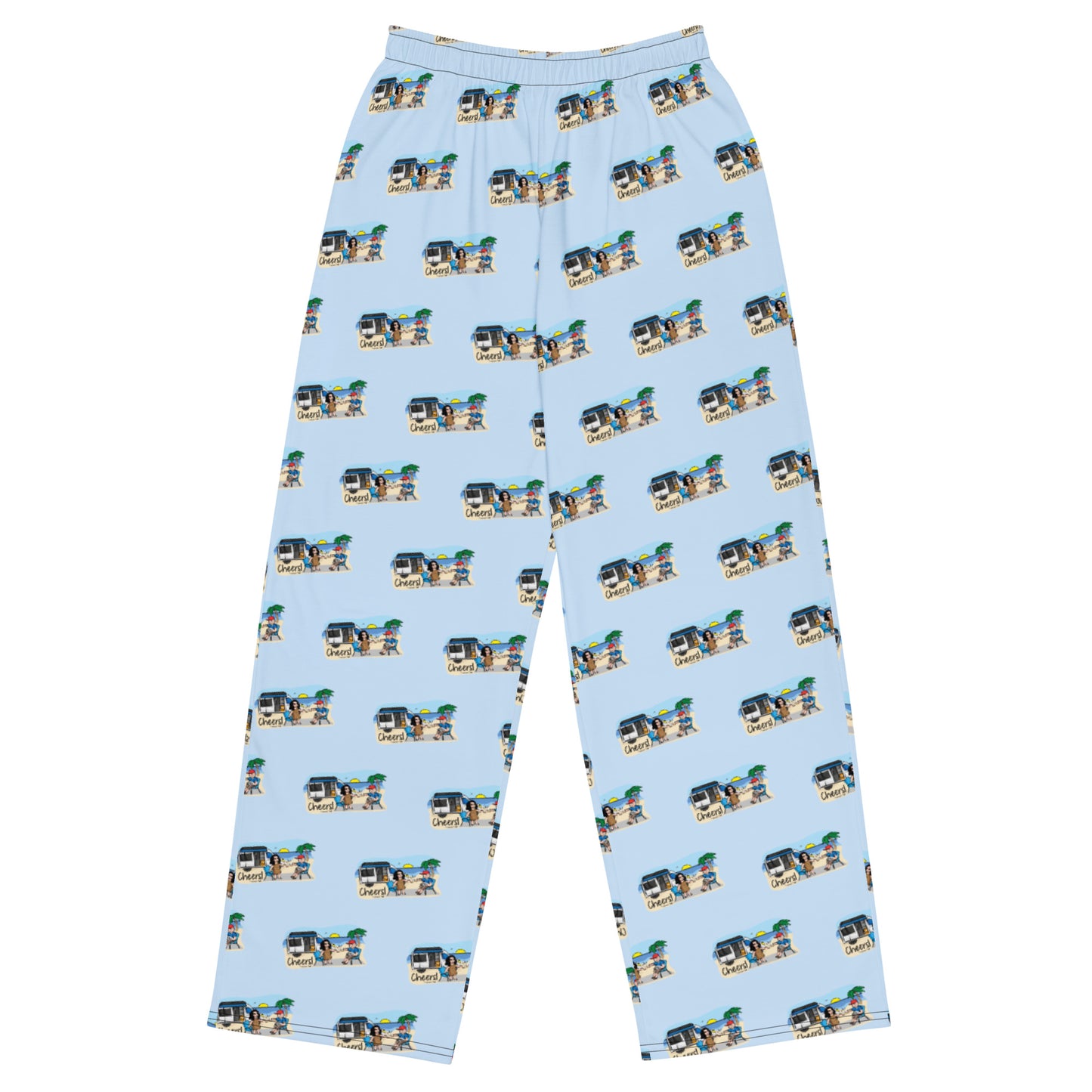 PAJAMA PANTS - Cheers (Light Blue)