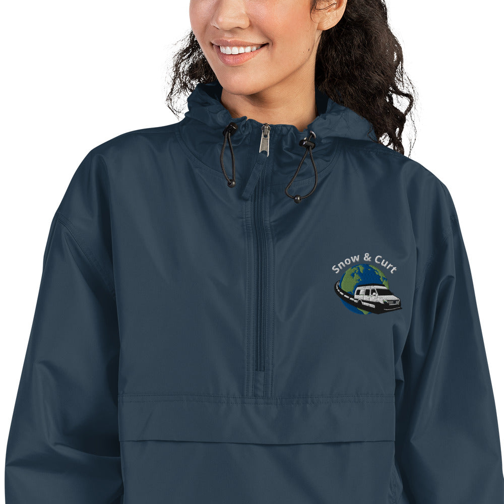 Womens / Unisex Embroidered Champion Packable Jacket