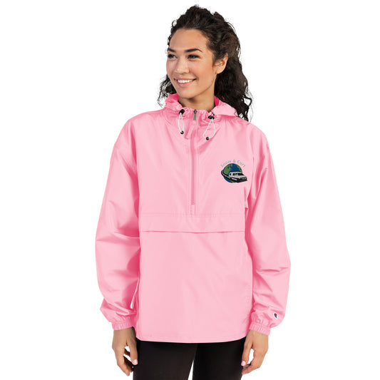 Womens / Unisex Embroidered Champion Packable Jacket