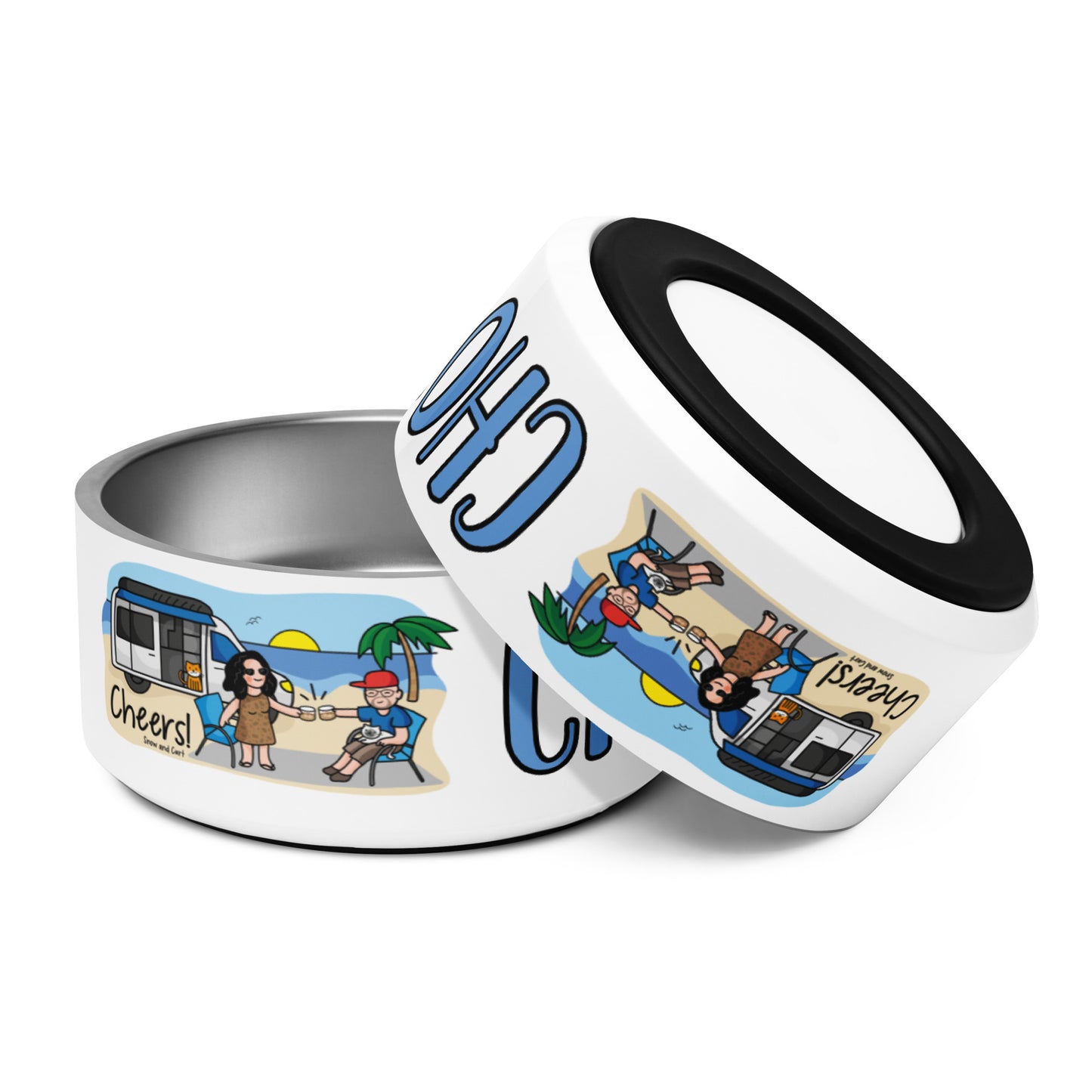 CHEERS - CHOW TIME Pet bowl